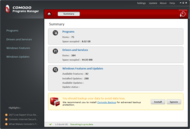 Comodo Programs Manager screenshot